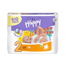 Bella Happy 2 Mini (3-6 kg) pelenka BIG PACK - 78 db